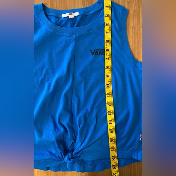 Vans Muscle Tie Front Tank Top XS - Picture 6 of 8